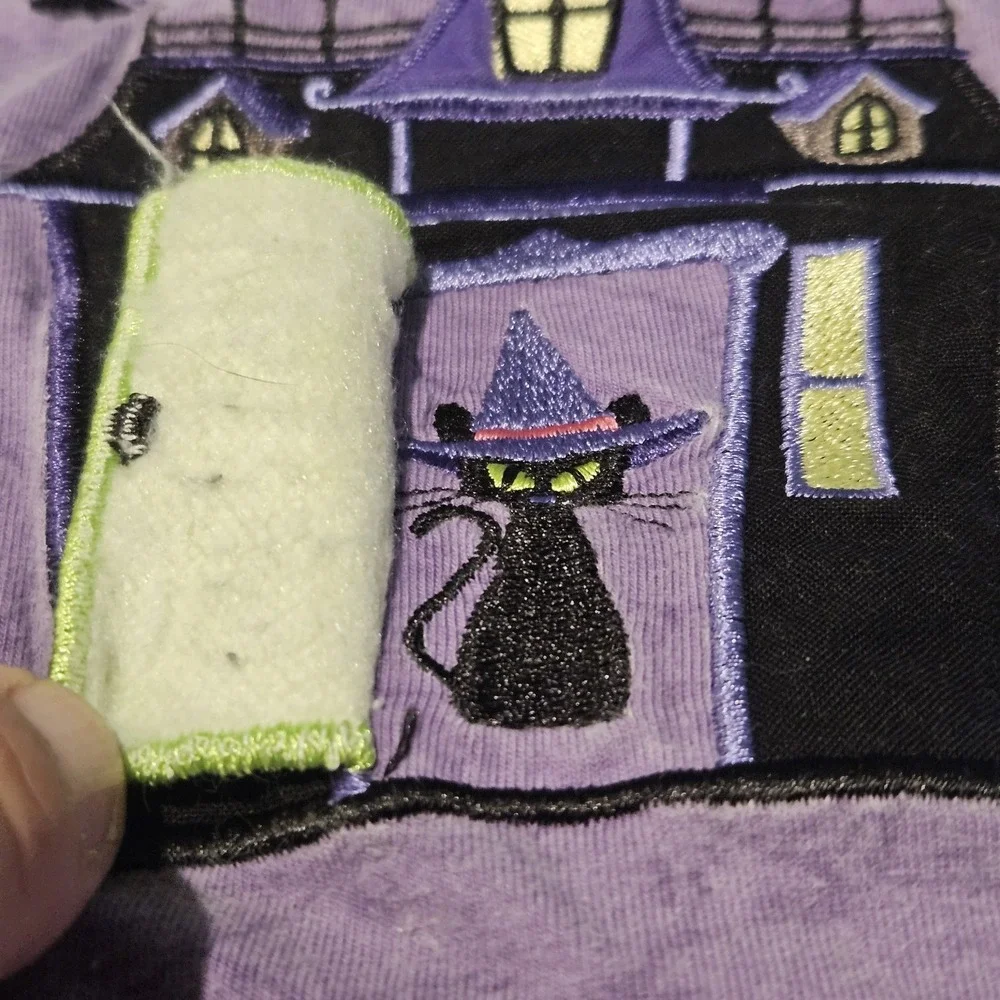 Ric Rac & Ruffles Kids Halloween Haunted House Witch Shirt Size 3T